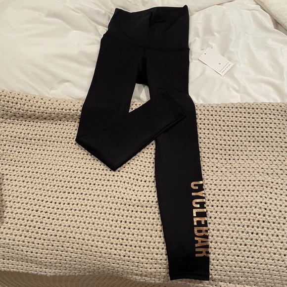 NWT Emily Hsu Designs CycleBar Leggings - Picture 1 of 5